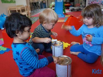 Children busy with toys at Kidz R Os in Valby