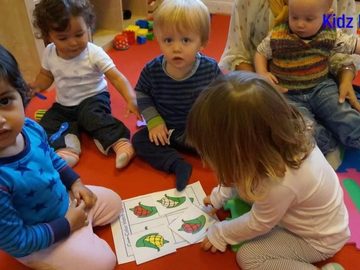 Outdoor play at Kidz R Os in Valby, Copenhagen