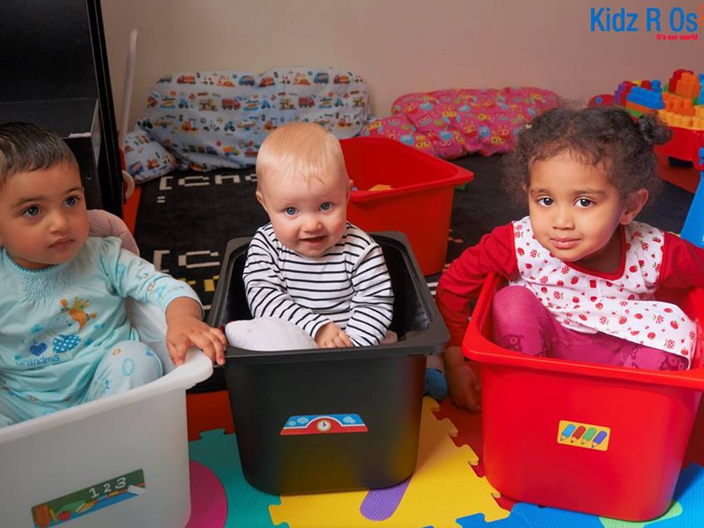 Children playing at Kidz R Os daycare in Valby